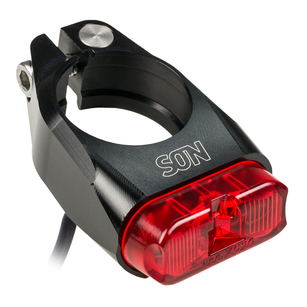 Rear Light seat clamp 30,0 black/red