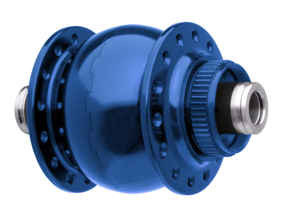 SON 28 12 disc center lock*, blue anodized, 28 hole