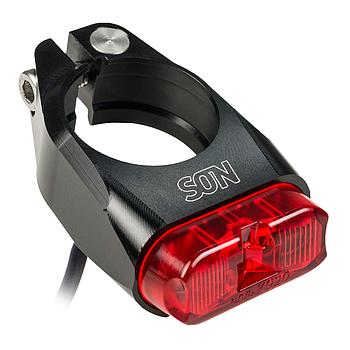 Rear Light seat clamp 30,0 black/red