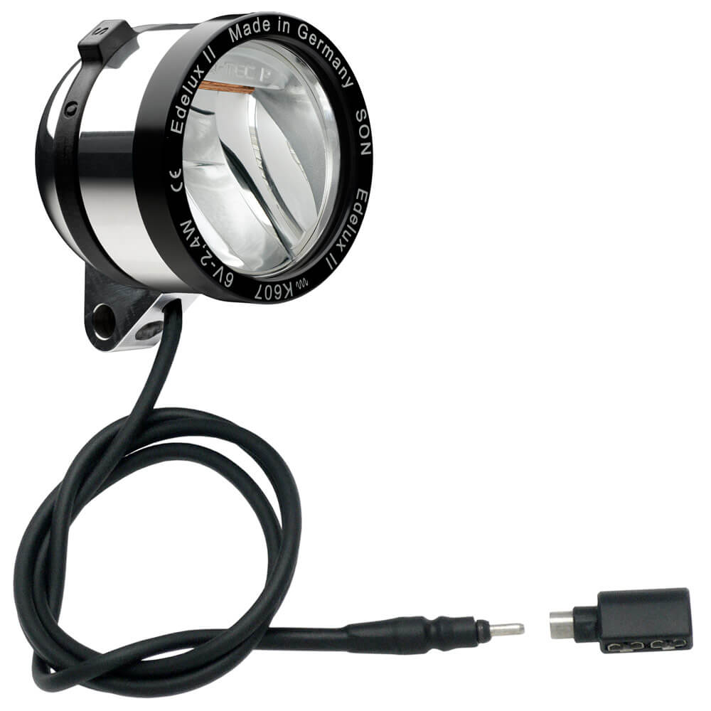 Edelux II, coaxial connector fitted, polished, 60 cm cable, Coaxial Adapter