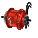 Speedhub 500/14 TS Red Tandem 14-speed gearhub, color red, 36-hole
