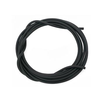 Coaxial cable, 2 x 0.5 mm² outer Ø 3 mm, black, 5 m.